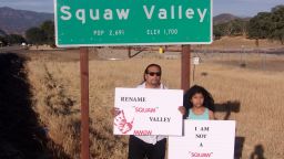 Five locations throughout the US have been renamed to remove a derogatory term for Indigenous women