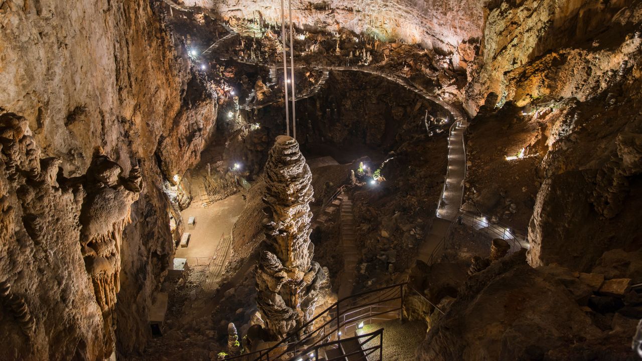 The Grotta Gigante is one of the world's largest tourist caverns.