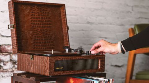 underscored Crosley Voyager Bluetooth Portable Turntable
