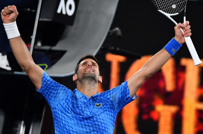 Australian Open Novak Djokovic allays hamstring injury fears with straight sets win over Roberto Carballés Baena CNN