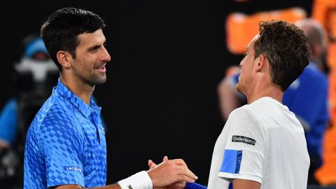 Carballés Baena gave Djokovic a stern test in the first round.