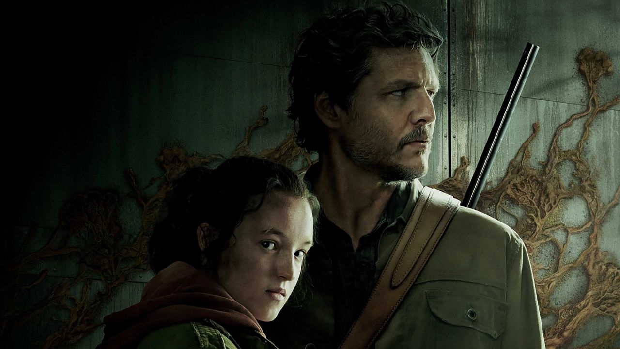 From left: Bella Ramsey and Pedro Pascal in a promotional photo for "The Last of Us."