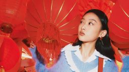 A still from Mulberry's Lunar New Year collection campaign.