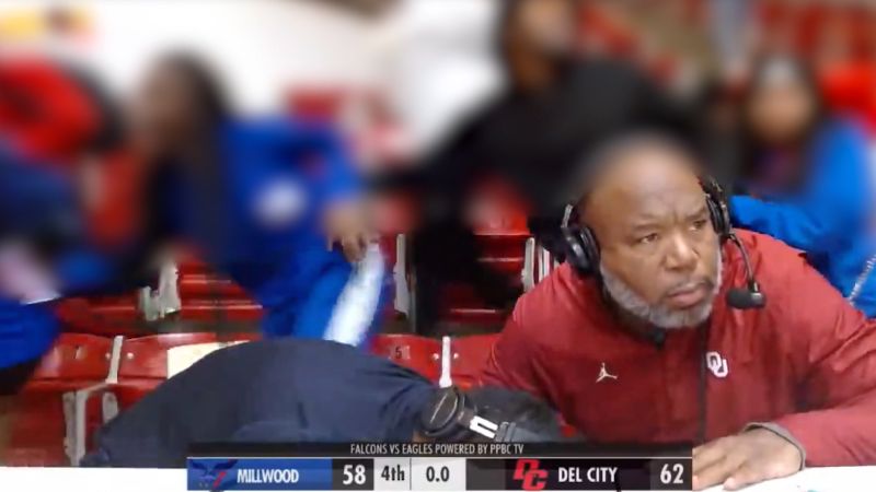 Video: Commentators duck for cover as shots fired after high school basketball game | CNN