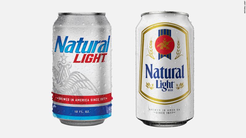 Exclusive: Natural Light is tapping into nostalgia with its new can design | CNN Business