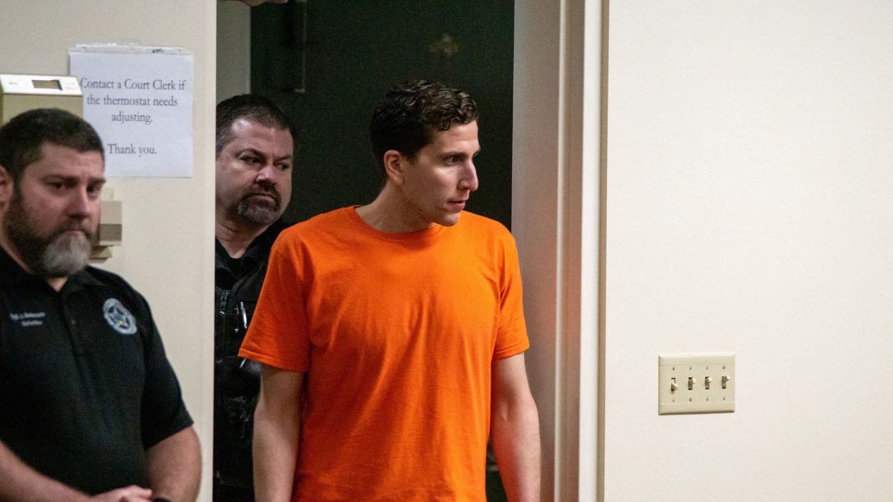 Bryan Kohberger is seen entering a courtroom for a status hearing last week. 