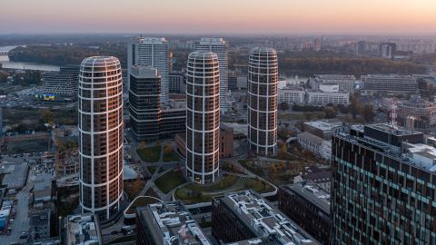 Zaha Hadid's Skypark has reshaped the skyline. 