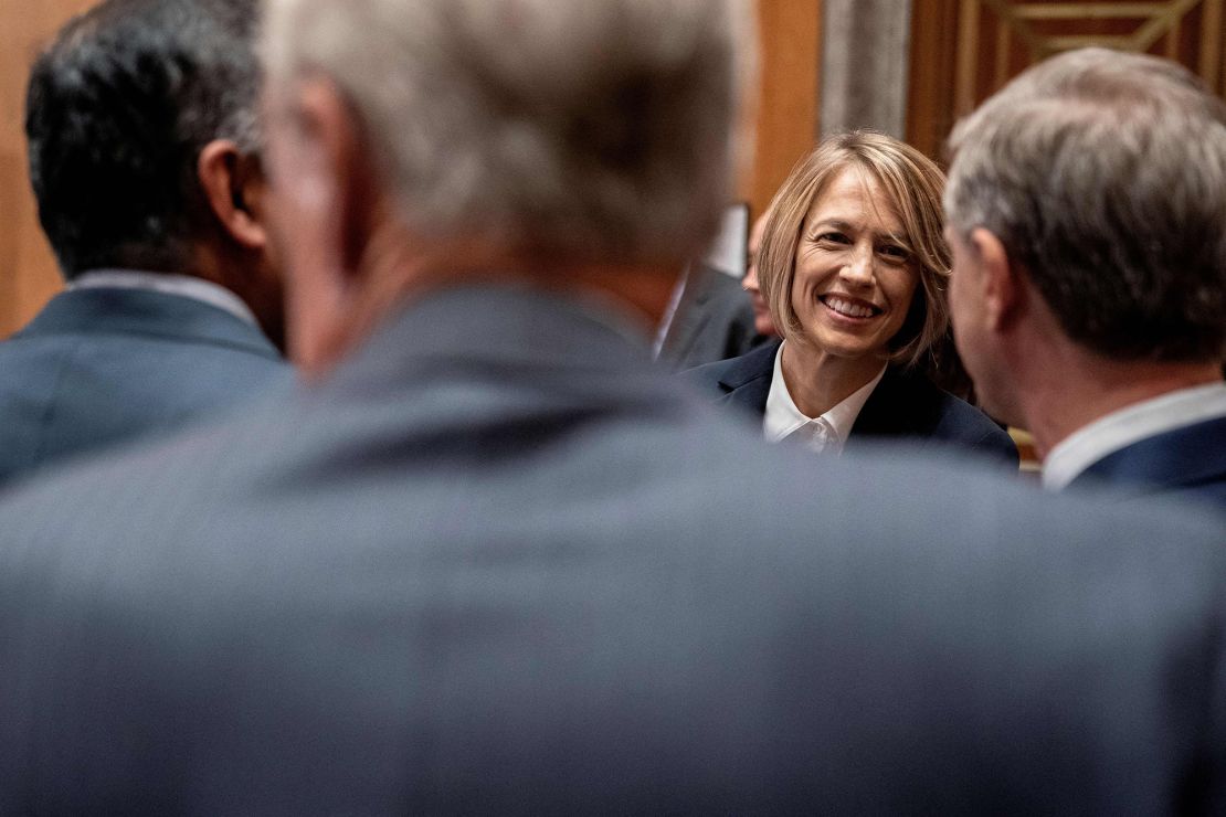 TikTok Chief Operating Officer Vanessa Pappas arrives to testify before a US Senate Homeland Security and Governmental Affairs Committee hearing regarding social media's impact on homeland security on Capitol Hill in Washington, DC, on September 14, 2022. 