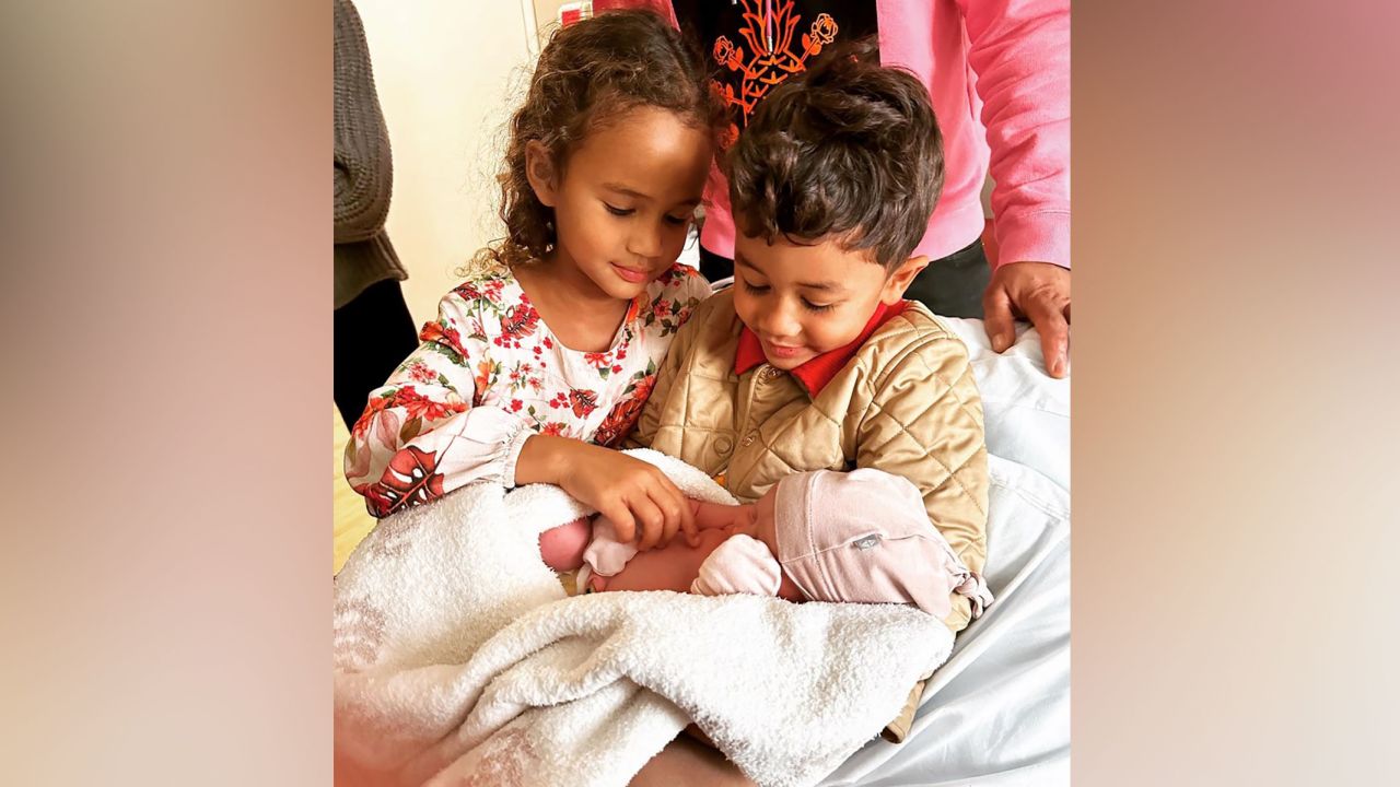 Chrissy Teigen announced the birth of third child, Esti Maxine Stephens. 