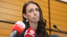NAPIER, NEW ZEALAND - JANUARY 19: Prime Minister Jacinda Ardern announces her resignation at the War Memorial Centre on January 19, 2023 in Napier, New Zealand. (Photo by Kerry Marshall/Getty Images)