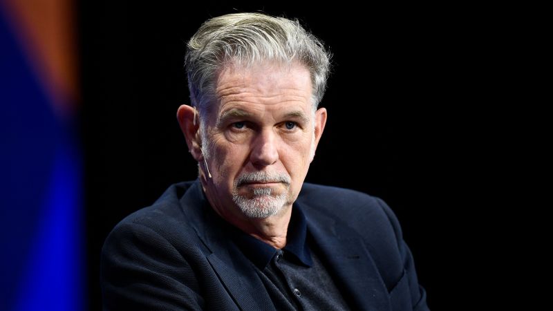 Read more about the article Netflix founder Reed Hastings stepping down as co-CEO – CNN