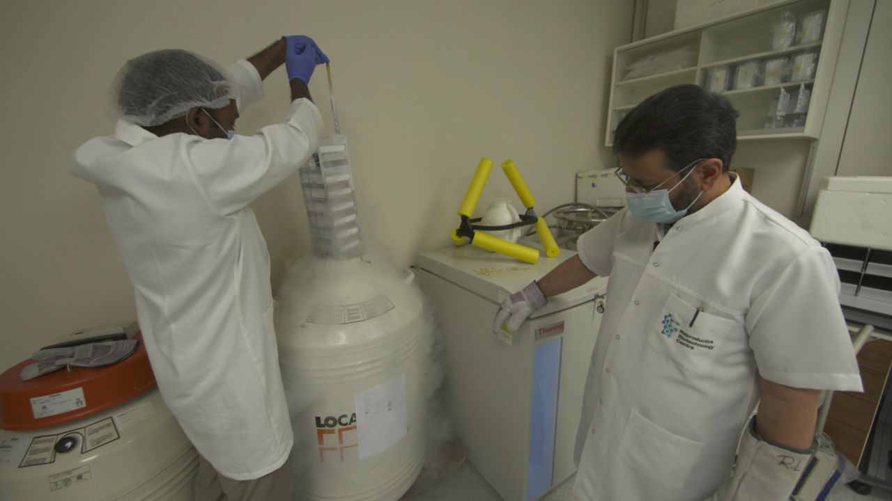 "All cloned animals are genetic replicas of the donor animals," says Wani (right).