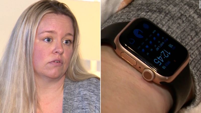 Video: She thought she had a stomach bug. Her Apple Watch alerted her it was more  | CNN