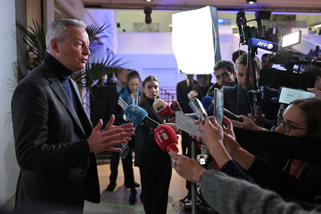 French finance minister Bruno Le Maire said China must not be sidelined. 