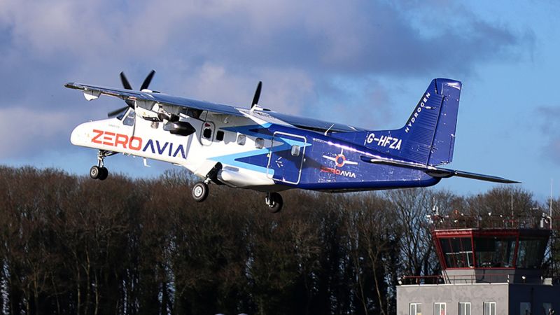 ZeroAvia: Hydrogen-powered aircraft makes its first test flight