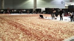 worlds largest pizza