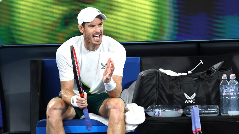 Andy Murray se fue enojado porque no le permitieron usar el baño durante un maratón de cinco sets en el Abierto de Australia