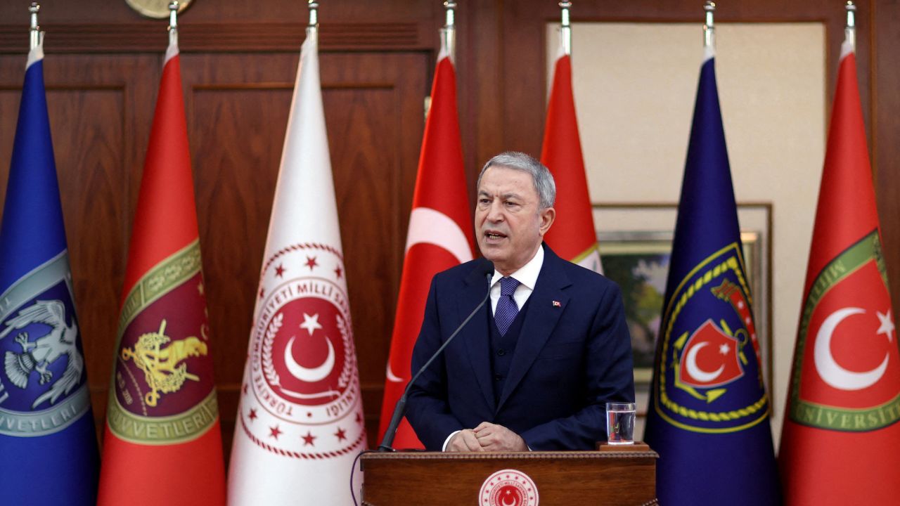 Hulusi Akar announced that a planned visit by his Swedish counterpart had been canceled.
