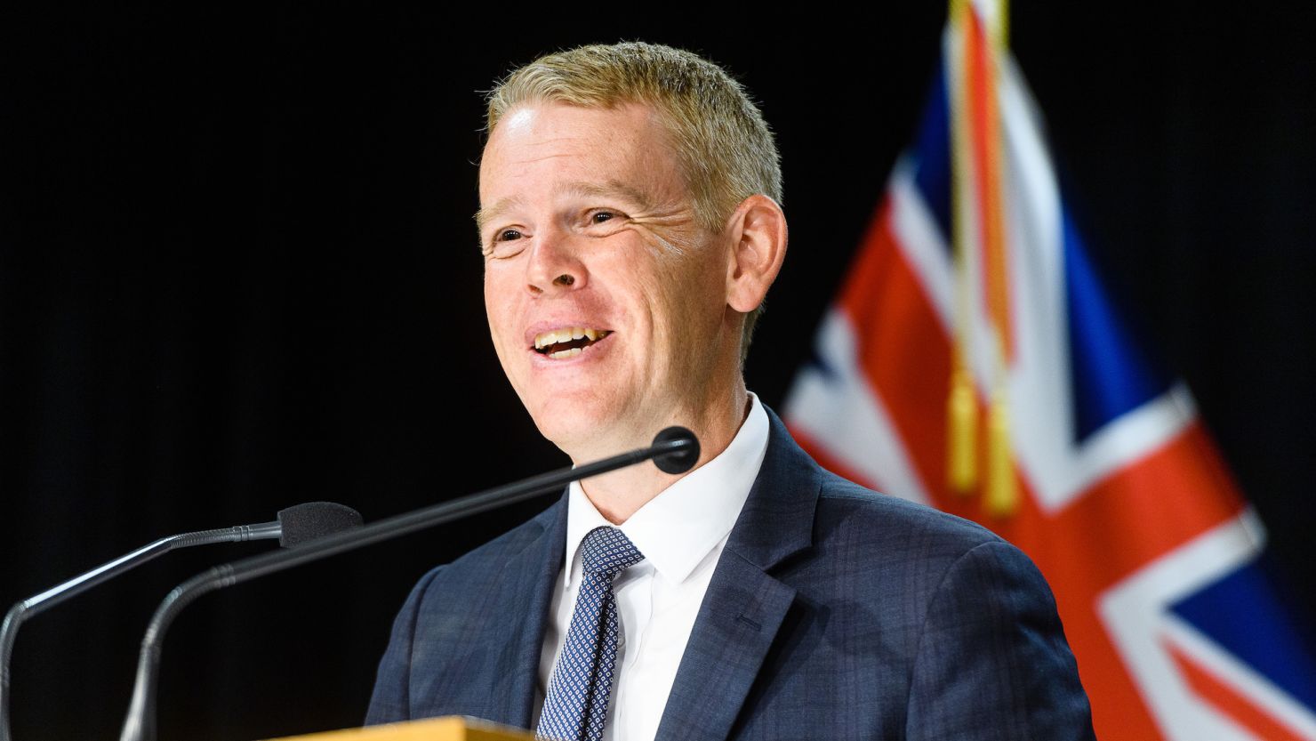 Chris Hipkins, who has been endorsed by the Labour party to succeed Prime Minister Jacinda Ardern, in Wellington, New Zealand, on Jan. 22.