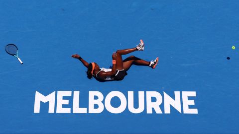 Gauff was the seventh seed in Melbourne.  