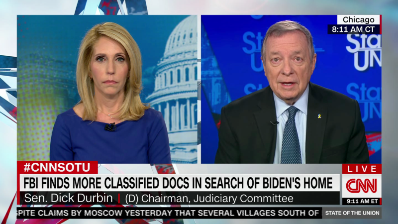 ‘Just unacceptable’: Sen. Dick Durbin hits Biden over classified docs | CNN Politics