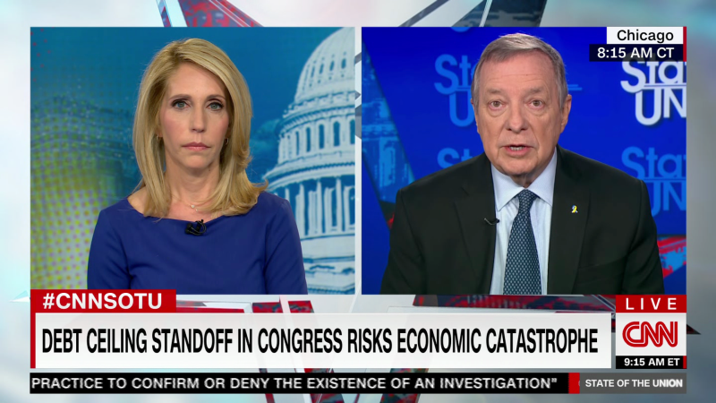 ‘Absolutely not’: Durbin says Biden shouldn’t negotiate on debt ceiling | CNN Politics