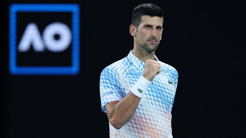  Australian Open: Novak Djokovic cruises past Alex de Minaur in straight sets to reach quarterfinals | CNN