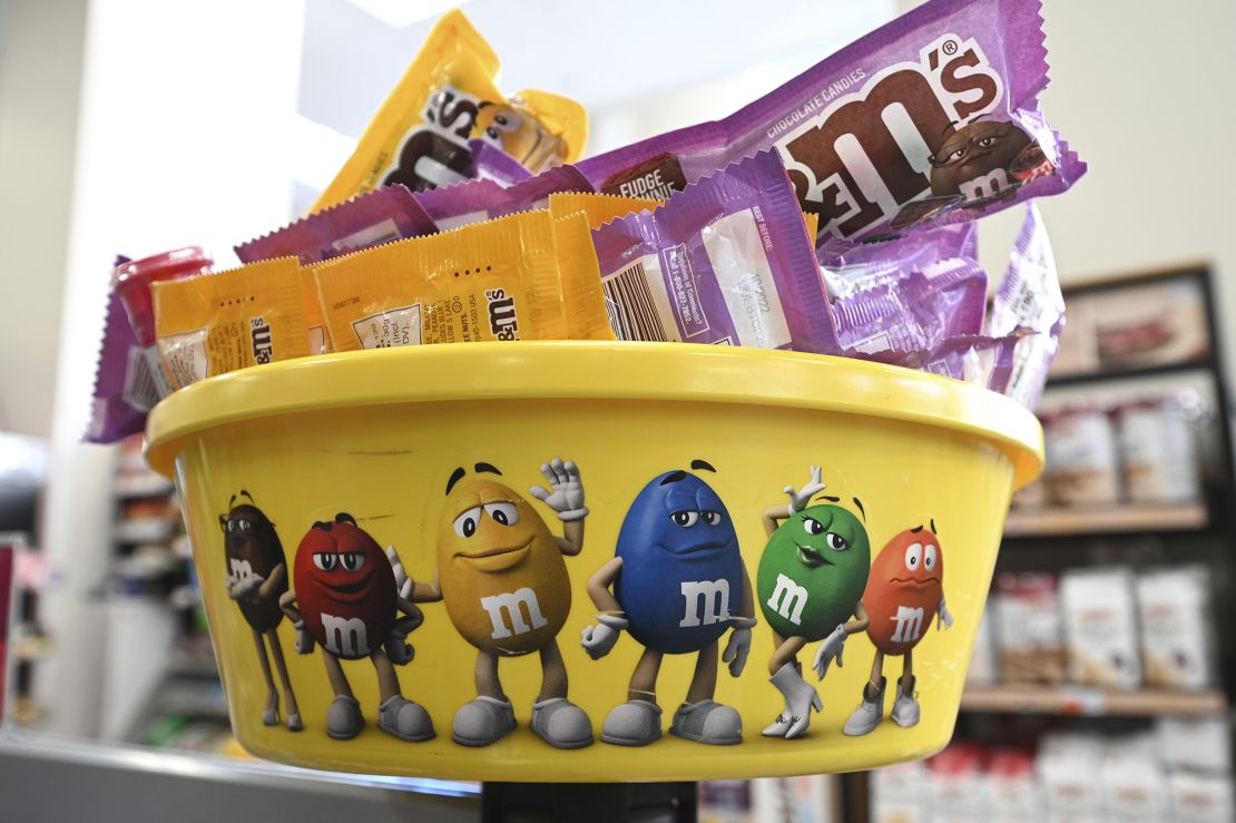 M&M's say goodbye to high heels