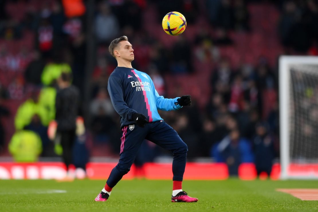 Leandro Trossard made his Arsenal debut on Sunday. 