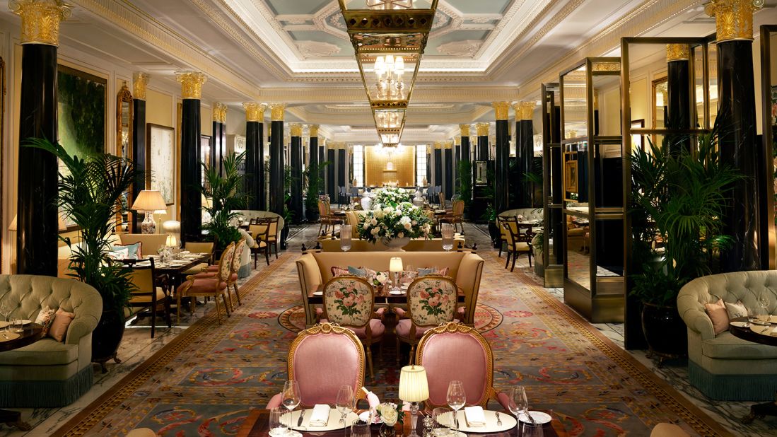 <strong>The Dorchester's new look:</strong> New décor in The Promenade at The Dorchester hotel in London is part of its ground-floor makeover.