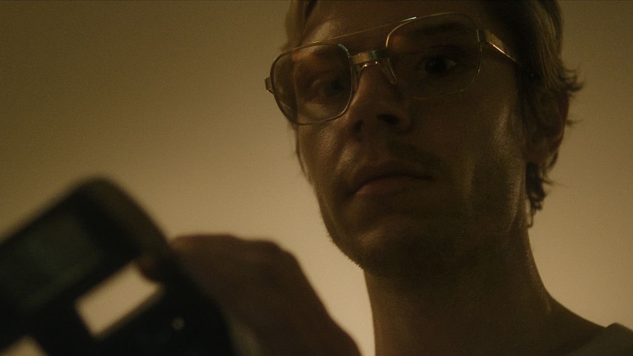 Evan Peters as Jeffrey Dahmer in "Monster: The Jeffrey Dahmer Story."