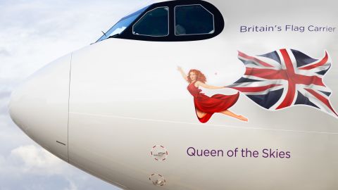 Virgin Atlantic has named its newest aircraft Queen of the Skies in honour of Her Majesty Queen Elizabeth II.