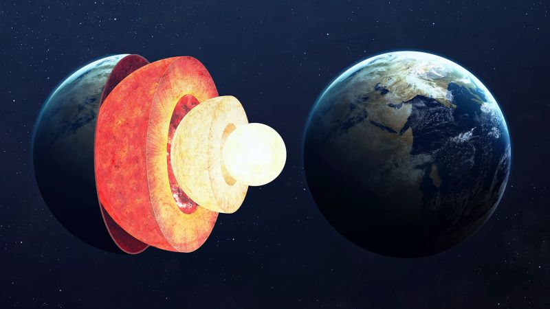 El estudio sugiere que el núcleo interno de la Tierra puede haber dejado de girar y puede estar volcado