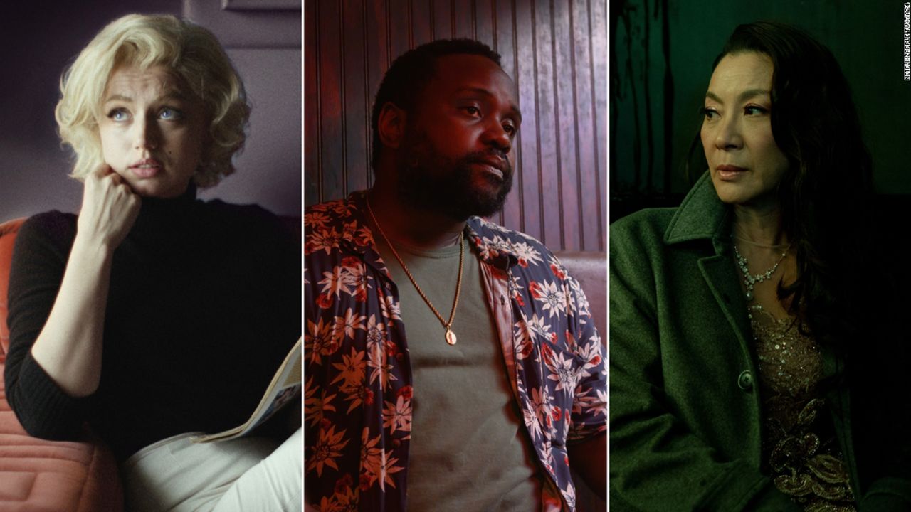  Ana de Armas in "Blonde,"  Brian Tyree Henry in "Causeway" and Michelle Yeoh in "Everything Everywhere All at Once" are all among this year's first-time Oscar nominees. 