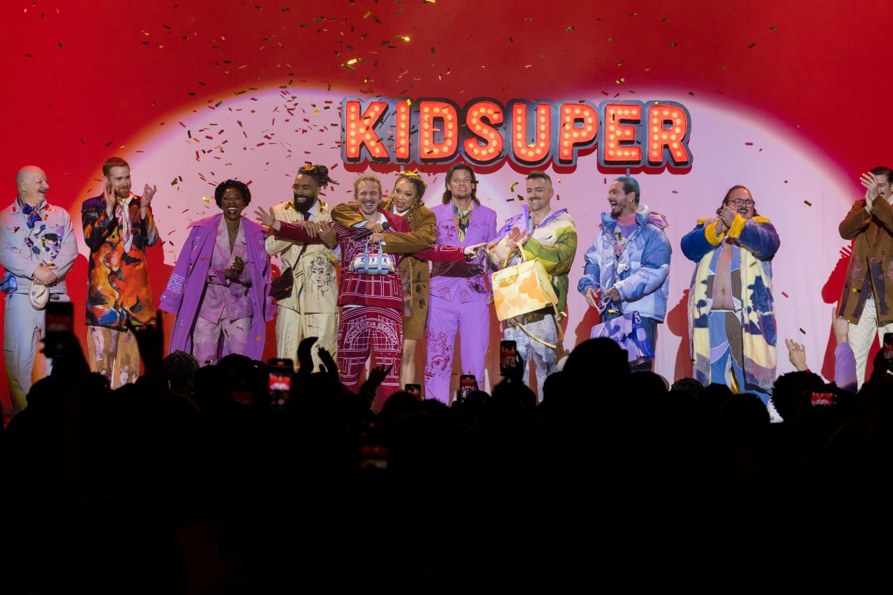 KidSuper's fashion comedy show featured a cast of comedians dressed in the new collection.