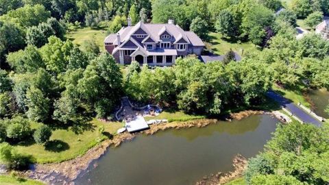 Pence's home in Carmel, Indiana.