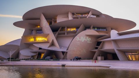 The National Museum of Qatar was designed by Jean Nouvel.