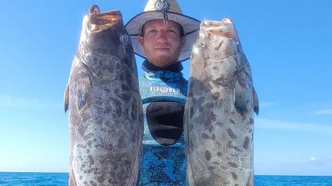 Dylan Gartenmayer has been spearfishing in Florida waters since he was a child.
