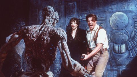 (From left) Rachel Weisz and Brendan Fraser in 'The Mummy.'
