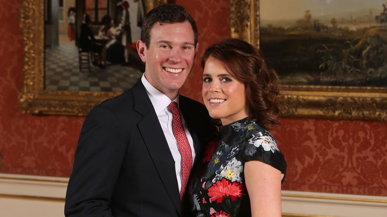 File photograph of Princess Eugenie and Jack Brooksbank