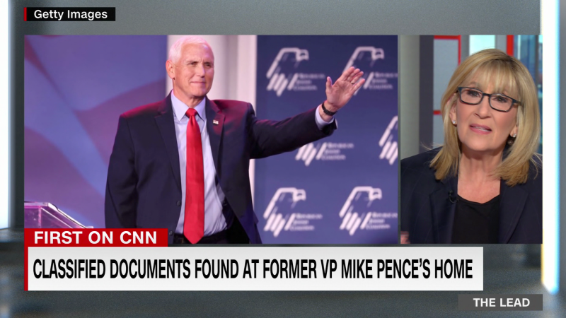 First on CNN: Classified documents have been found at former Vice President Mike Pence’s home in Indiana | CNN