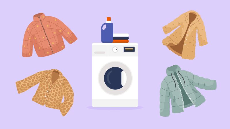 How to Wash A Winter Coat: Laundry Hacks - Clean My Space
