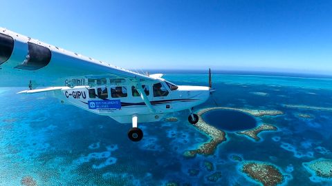 The Porters have already flown over 25,000 nautical miles and visited around 20 different countries.