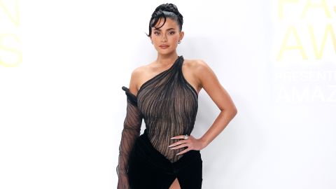 Kylie Jenner attends the 2022 CFDA Awards in New York City in November 2022.  As Israel bans Palestinian flags, one artist protests with his brush 230125115651 aire kylie mime