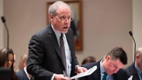 Prosecutor Creighton Waters speaks during jurly selection on Wednesday, January 25.