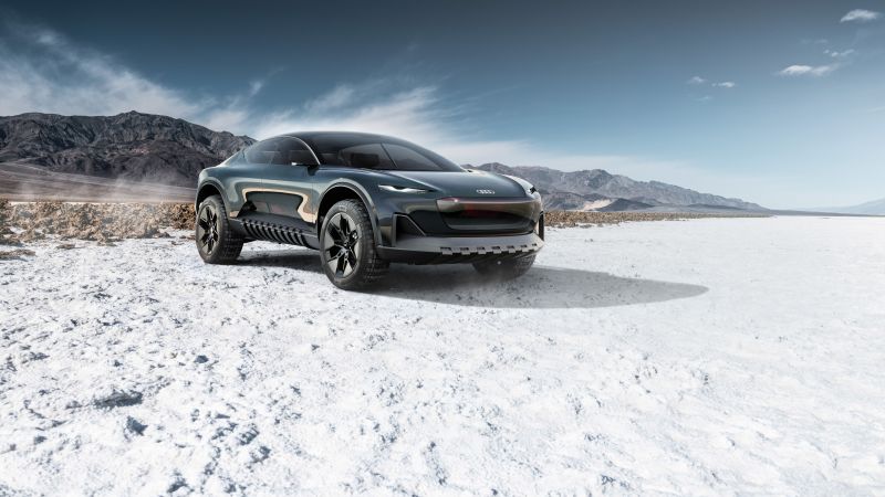 Watch this battery-powered Audi SUV concept turn into a pickup | CNN Business
