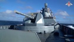 Russia warship drills