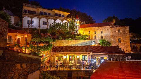 Medieval Chora is the island's main town.