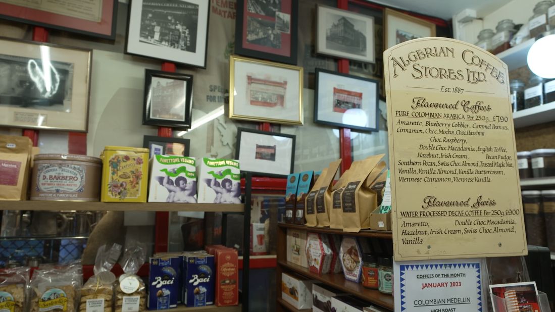 The shop is a favorite among caffeine connoisseurs, who can buy 80 types of coffee and 120 types of tea there.