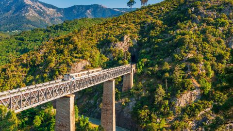Gustave Eiffel didn't just build a tower; he built this viaduct in Corsica.
